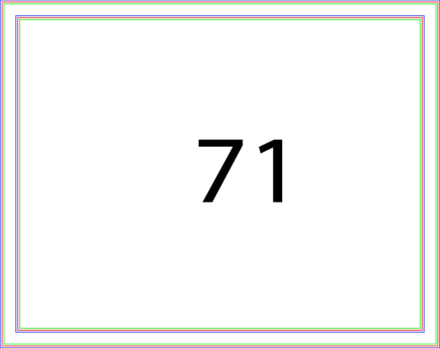 seventy  one