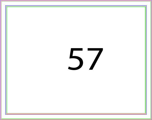 fifty seven